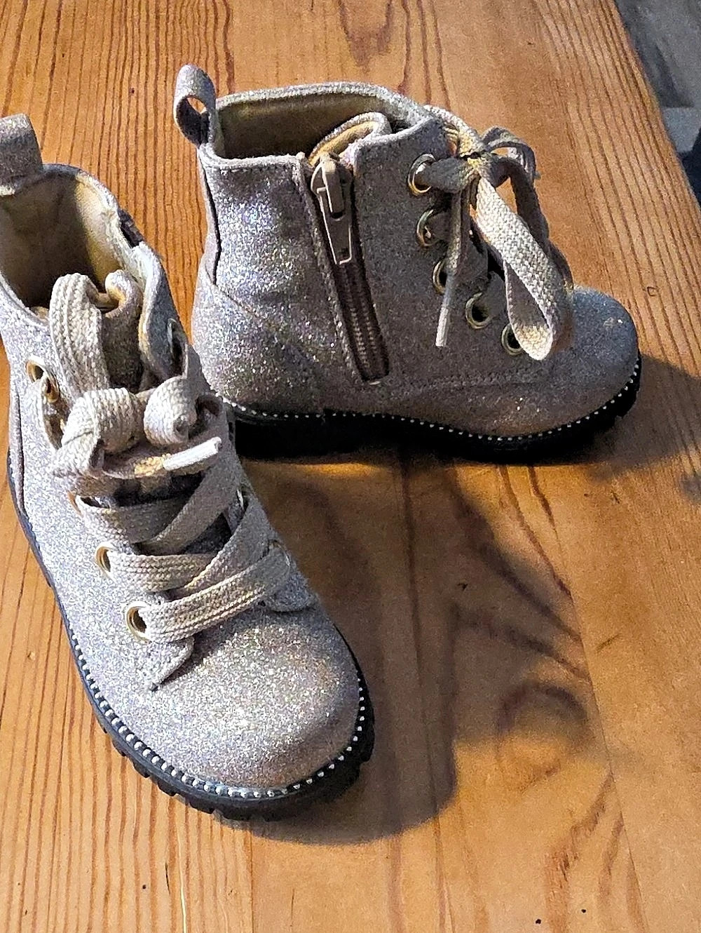 Glitter Ankle Boots